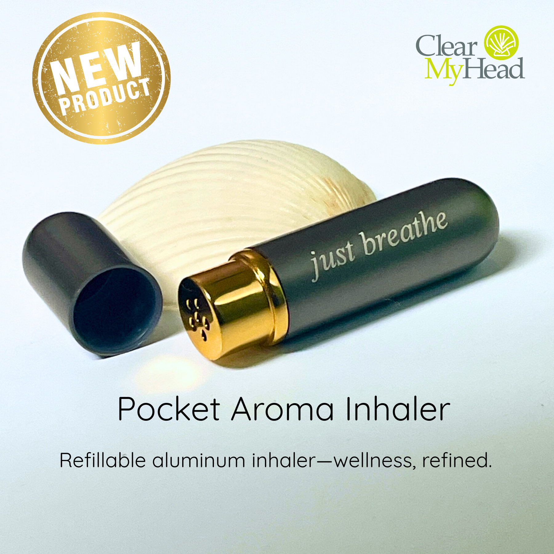 Pocket Aroma Inhaler (refillable) | Clear My Head